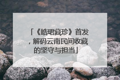 《皓珺藏珍》首发，解码云南民间收藏的坚守与担当