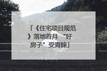 《住宅项目规范》落地首月 “好房子”受青睐