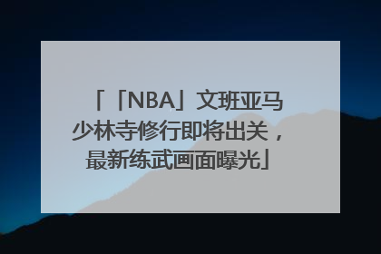 「NBA」文班亚马少林寺修行即将出关，最新练武画面曝光