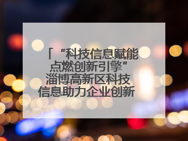 “科技信息赋能 点燃创新引擎” 淄博高新区科技信息助力企业创新发展培训会举办