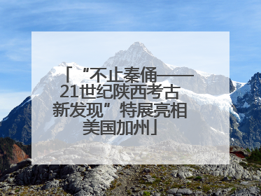 “不止秦俑——21世纪陕西考古新发现”特展亮相美国加州