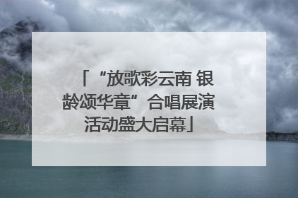 “放歌彩云南 银龄颂华章”合唱展演活动盛大启幕