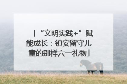 “文明实践+”赋能成长：镇安留守儿童的别样六一礼物