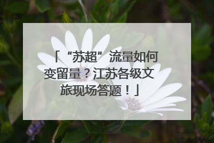 “苏超”流量如何变留量？江苏各级文旅现场答题！