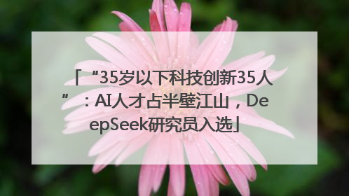 “35岁以下科技创新35人”：AI人才占半壁江山，DeepSeek研究员入选