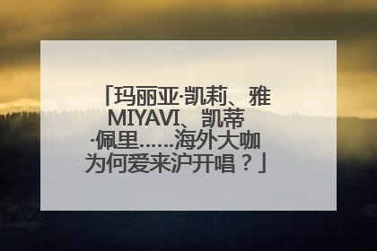 玛丽亚·凯莉、雅MIYAVI、凯蒂·佩里……海外大咖为何爱来沪开唱？