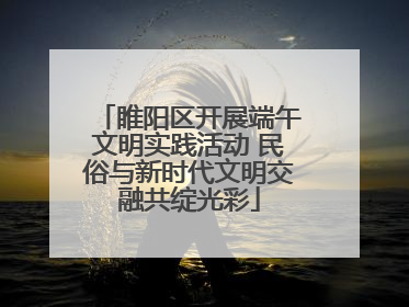 睢阳区开展端午文明实践活动 民俗与新时代文明交融共绽光彩