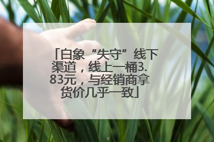 白象“失守”线下渠道，线上一桶3.83元，与经销商拿货价几乎一致