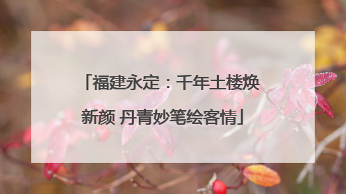 福建永定：千年土楼焕新颜 丹青妙笔绘客情