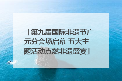 第九届国际非遗节广元分会场启幕 五大主题活动点燃非遗盛宴