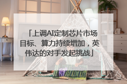 上调AI定制芯片市场目标、算力持续增加，英伟达的对手发起挑战