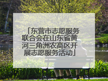 东营市志愿服务联合会在山东省黄河三角洲农高区开展志愿服务活动