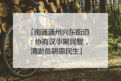 南通通州兴东街道：协商议事聚民智，清淤备耕惠民生
