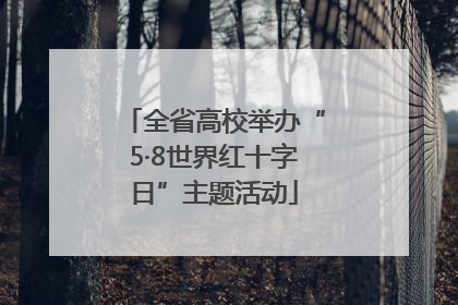 全省高校举办“5·8世界红十字日”主题活动
