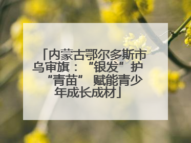 内蒙古鄂尔多斯市乌审旗：“银发”护“青苗” 赋能青少年成长成材