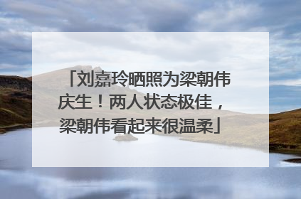 刘嘉玲晒照为梁朝伟庆生！两人状态极佳，梁朝伟看起来很温柔