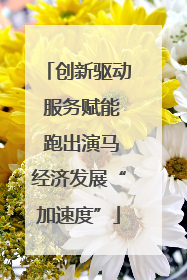 创新驱动 服务赋能 跑出演马经济发展“加速度”