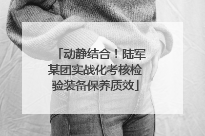 动静结合！陆军某团实战化考核检验装备保养质效