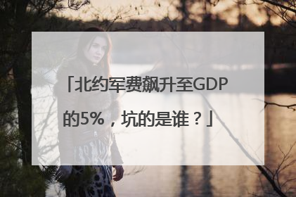 北约军费飙升至GDP的5%，坑的是谁？
