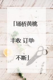 埇桥黄桃丰收 订单不断