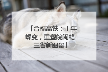 合福高铁：十年蝶变，重塑皖闽赣三省新图景