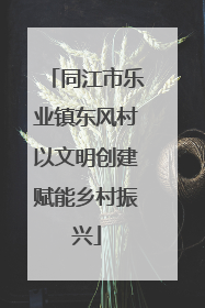 同江市乐业镇东风村以文明创建赋能乡村振兴