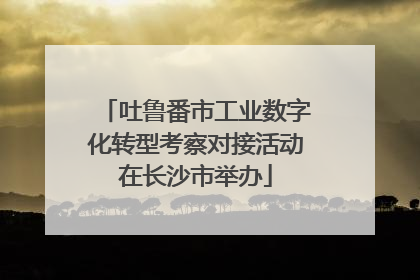 吐鲁番市工业数字化转型考察对接活动在长沙市举办