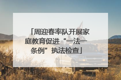 周迎春率队开展家庭教育促进“一法一条例”执法检查
