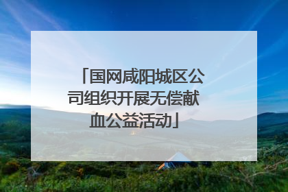 国网咸阳城区公司组织开展无偿献血公益活动