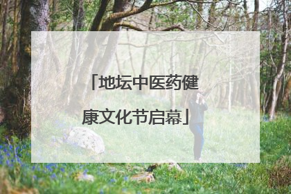 地坛中医药健康文化节启幕