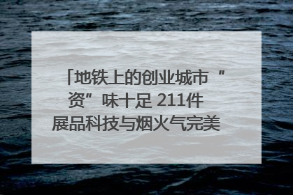 地铁上的创业城市“资”味十足 211件展品科技与烟火气完美融合｜西博视界