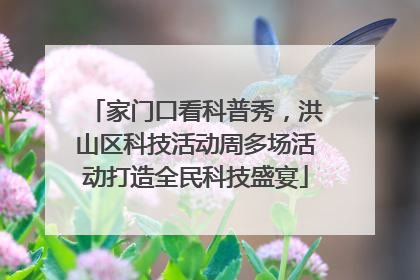 家门口看科普秀，洪山区科技活动周多场活动打造全民科技盛宴