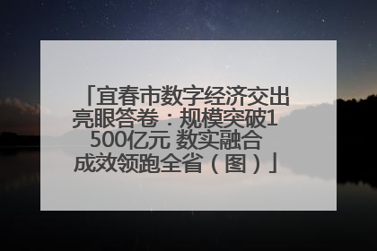 宜春市数字经济交出亮眼答卷：规模突破1500亿元 数实融合成效领跑全省（图）