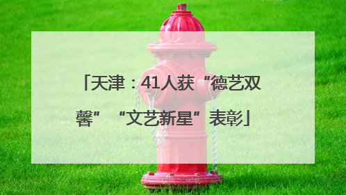 天津：41人获“德艺双馨”“文艺新星”表彰