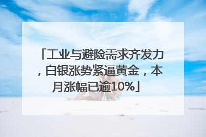工业与避险需求齐发力，白银涨势紧逼黄金，本月涨幅已逾10%