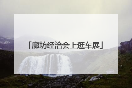 廊坊经洽会上逛车展