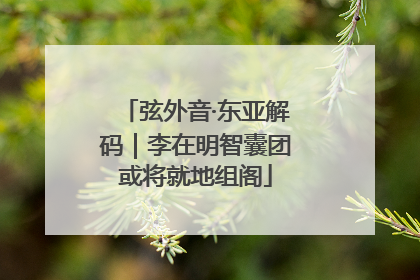弦外音·东亚解码｜李在明智囊团或将就地组阁