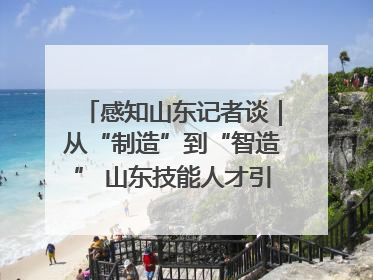 感知山东记者谈｜从“制造”到“智造” 山东技能人才引领产业升级