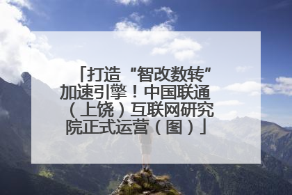 打造“智改数转”加速引擎！中国联通（上饶）互联网研究院正式运营（图）