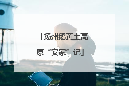 扬州鹅黄土高原“安家”记