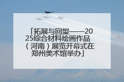 拓展与回望——2025综合材料绘画作品（河南）展览开幕式在郑州美术馆举办