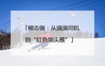 柳志强：从滴滴司机到“红色领头雁”