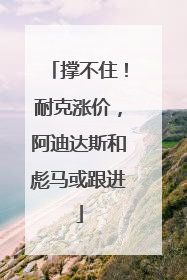 撑不住！耐克涨价，阿迪达斯和彪马或跟进