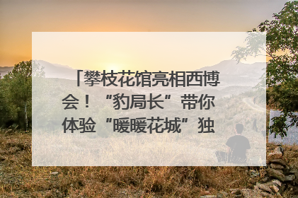 攀枝花馆亮相西博会！“豹局长”带你体验“暖暖花城”独特魅力｜西博视界