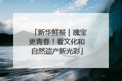 新华鲜报｜瑰宝更青春！看文化和自然遗产新光彩