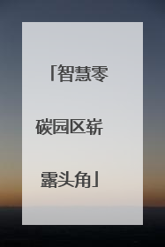 智慧零碳园区崭露头角