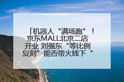 机器人“满场跑”！京东MALL北京二店开业 刘强东“等比例复刻”能否带火线下“618”？