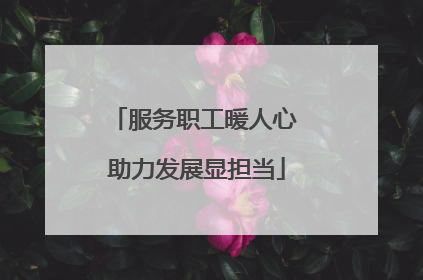 服务职工暖人心 助力发展显担当