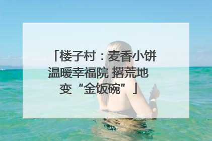 楼子村：麦香小饼温暖幸福院 撂荒地变“金饭碗”