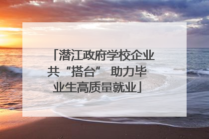潜江政府学校企业共“搭台” 助力毕业生高质量就业